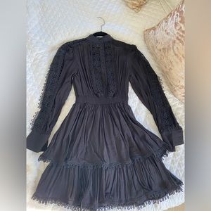 Aqua Black dress Size Xsmall